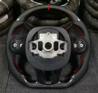 Volant personnalisé pour Dodge Charger Challenger SRT, accessoires de voiture en fibre de carbone de haute qualité, volant de voiture sport