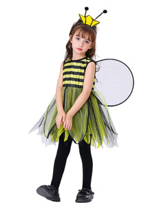 Costume da Ape Lavoratrice o Coccinella Sette Punti per Bambini, Unisex, in Poliestere, per Spettacoli Teatrali, Cartone Animato - Product Image 6