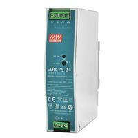 Alimentation électrique sur rail DIN triphasée MEAN WELL TDR 960W avec PFC actif