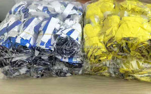 スカイブルー6インチバトンハンドルプラスチックチアリーダーポンポンチアリーディング - Product Image 6