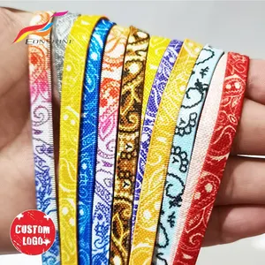 Großhandel individuelles Logo Schnürsenkel bedruckt flach 8 mm individuelles elastisches Band Schnürsenkel
