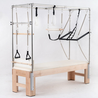 Equipo de Pilates Cadillac Reformer Combo Ajustable y Portátil con Torre, Directo de Fábrica, para Estudios Profesionales de Fitness