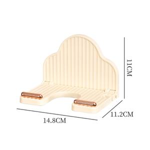 Soporte Plegable de Plástico para Secador de Pelo, Montado en la Pared, Conveniente y Ahorra Espacio, Almacenamiento de Herramientas de Peinado - Product Image 1