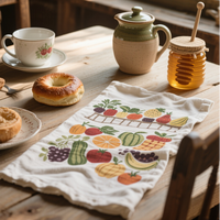 Hoshom – Serviette de cuisine de Noël 100 % coton, torchon imprimé personnalisé, cadeau saisonnier pour la maison, faible MOQ, prix d'usine, fournisseurs en gros