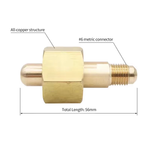 Merkezi Klima Azot Basınç Test Adaptörü Küresel Vana G5/8 Metrik Konnektör - Product Image 3