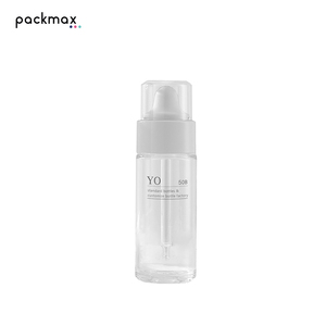 Factory direct PETG <b>dropper</b> <b>bottle</b> 30/50ml cylindrical serum <b>bottle</b> with dust cover, empty cosmetic container - Product Image 3