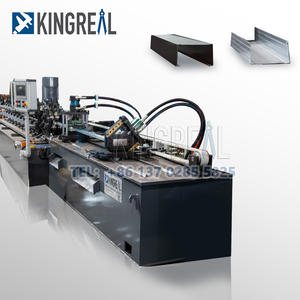 Profilo in acciaio per la produzione di perni in metallo e rotolamento per macchina per la formatura di luce in acciaio telaio CD UD CW UW Channel macchina per cartongesso - Product Image 2