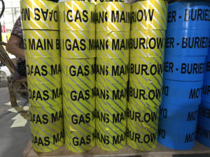 Cinta de Advertencia Detectable de Aluminio para Uso Subterráneo, Venta al Por Mayor - Product Image 5