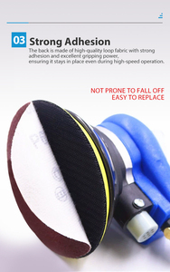 PNN 125mm 후크 앤 루프 샌딩 디스크 모듬 그릿 사포 물집 필름 랜덤 궤도 샌더 - Product Image 4