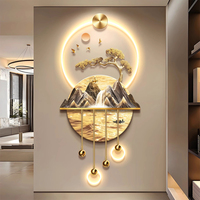 Vente directe usine – Nouvelle peinture murale LED 3D en acrylique, décorative, pour couloir et entrée, style nature morte moderne