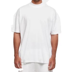 Oversized <b>Crop</b> Boxy <b>Fit</b> Tshirt Men's 100% Cotton Drop Shoulder Streetwear Luxury Quality Custom logo Plain <b>t</b> <b>Shirt</b> for Men - Product Image 1