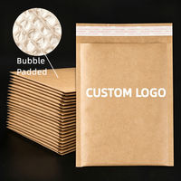 Fournisseur direct d'usine, petit sac d'expédition express, enveloppe rembourrée écologique avec logo personnalisé imprimé, enveloppes à bulles en polyéthylène