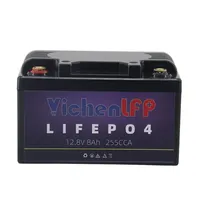 YICHENLFP 12V 8Ah lityum pil motosiklet için ağır Motor yüksek CCA LiFePO4 piller uzun ömürlü yüksek oranlı lityum iyon PO4