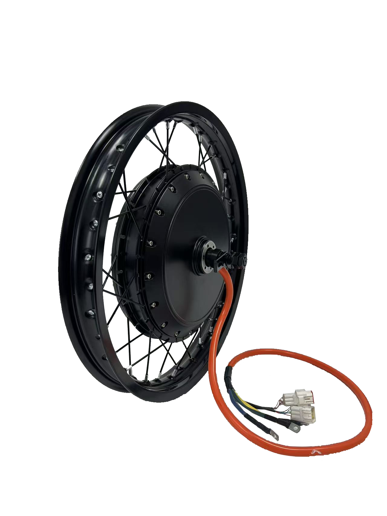 Roue moteur noire 19''-8000W