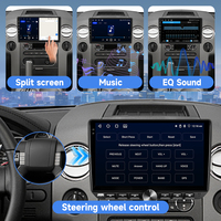 Hikity 10 pouces 4 + 64G 2 Din Android pour Ford F150 2004-2008 Autoradio sans fil CarPlay/Android Auto GPS WIFI Piano Key Wholesale