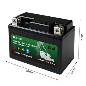 แบตเตอรี่ลิเธียมโซลิดสเตท (LiFePO4 1500 รอบการใช้งาน -20-55 60A-180A โหลดสูงสุด) ใช้ได้กับเครื่องยนต์เบนซิน 2.0Ah 5kW-8KW - Product Image 4