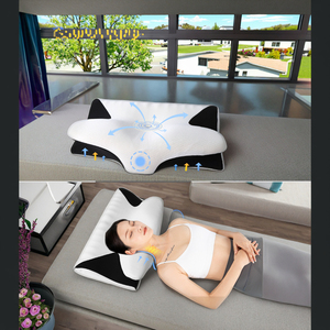 Bantal busa memori kupu-kupu desain leher ergonomis bantal serviks antibakteri lembut dengan Logo khusus - Product Image 2