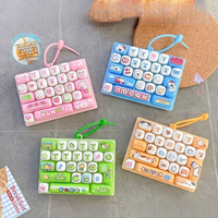 Nouveau Clavier Mécanique 26 Touches Jouet Squishy Boîte Mystère Créatif Mignon Anti-Stress Porte-clés Fidget Jouet à Presser