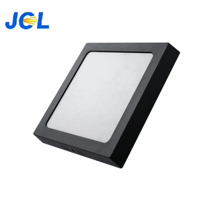 ไฟ LED แผงบาง ดีไซน์ทันสมัย สำหรับใช้งานเชิงพาณิชย์ 24 วัตต์ กรอบสีดำ แบบฝังและแบบติดพื้นผิว  วัสดุพลาสติก - Product Image 1