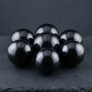 Esfera de Ágata Negra de 100 mm al por Mayor, Bola de Cristal Grande para Sanación con Energía Reiki, Piedra Preciosa Natural - Product Image 2