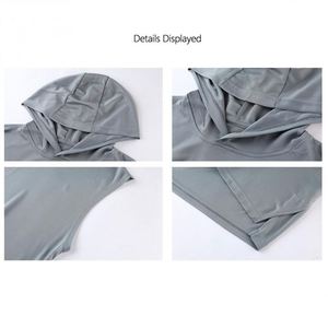 Chaleco con Capucha para Hombre, Tejido Transpirable, Impresión por Transferencia de Calor Personalizada, Diseño Personalizable, Sudadera sin Mangas - Product Image 4