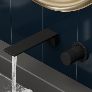 <span class=keywords><strong>Robinet</strong></span> de lavabo <span class=keywords><strong>mural</strong></span> encastré dissimulé gris anthracite, eau chaude et froide, vente directe d'usine - Product Image 3
