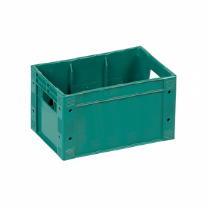 KS 320 Recyclable Plastic Solid <b>Box</b> 20 Bottles Capacity Stackable Beverage <b>Crate</b> for Soft Drinks Turkey - Product Image 2