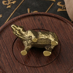 Décoration animalefigure en cuivre statue d'ours simulation d'ours jouet maison <span class=keywords><strong>pendule</strong></span> - Product Image 4