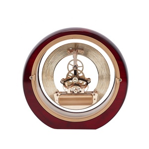 <span class=keywords><strong>Reloj</strong></span> <span class=keywords><strong>de</strong></span> <span class=keywords><strong>Mesa</strong></span> con Engranajes Mecánicos y Acabado <span class=keywords><strong>de</strong></span> Piano <span class=keywords><strong>de</strong></span> Palisandro <span class=keywords><strong>de</strong></span> Estilo Retro <span class=keywords><strong>Antiguo</strong></span> - Product Image 2