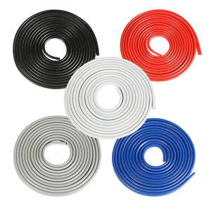 5 mètres de garniture de portière de voiture <span class=keywords><strong>en</strong></span> U, joint d'étanchéité <span class=keywords><strong>en</strong></span> caoutchouc, accessoires extérieurs de protection, clips métalliques, protection anti-choc pour voiture - Product Image 1