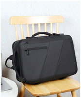 Mochila para Portátil de Negocios para Hombre, Expandible, Impermeable, con Puerto USB, Material Oxford, Cierre de Cremallera, Antirrobo, Poliéster