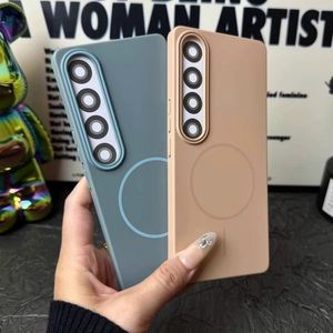 Morandi เคสโทรศัพท์แม่เหล็กสีเหมาะสำหรับ Meizu 21 Meizu 21 Pro OPPO ค้นหา X8 OPPO Pro OPPO Find X8 OPPO X8S เคสโทรศัพท์สุดเท่ - Product Image 4