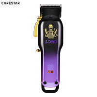 Kit de toilettage professionnel pour hommes, moteur à vitesse constante 6900 tr/min, lame en acier inoxydable LED, charge USB, tondeuse à cheveux, tondeuse à barbe