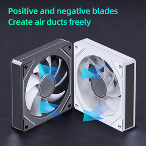 SNOWMAN 120mm ARGB <span class=keywords><strong>silencieux</strong></span> PWM ventilateur Ultra <span class=keywords><strong>silencieux</strong></span> adressable RGB hydraulique roulement logiciel contrôle flux d'air ventilateur de refroidissement - Product Image 5