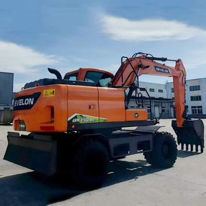 Oferta Especial: Excavadora de Ruedas Develon DX150WE DX150W de 15 Toneladas para Movimiento de Tierras y Construcción con Cucharón de 0.57m³ - ¡En Stock para Venta! - Product Image 3