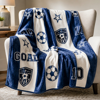 Couverture en flanelle personnalisée pour club