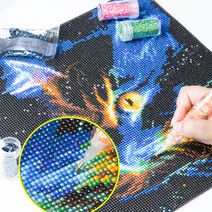 Perles de <span class=keywords><strong>broderie</strong></span> en mosaïque acrylique rondes R-01 <span class=keywords><strong>DMC</strong></span> 447 couleurs 2,8 mm pour peinture <span class=keywords><strong>diamant</strong></span> - Product Image 6