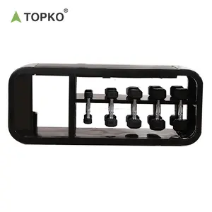Тренажер для фитнеса TOPKO, многофункциональный прибор для хранения веса гантелей, регулируемая весовая скамья с колесами