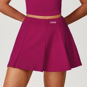 Rok Badminton wanita, rok atletik kebugaran dengan saku untuk wanita, rok tenis kustom baru 2025 - Product Image 2