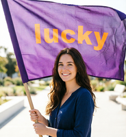 Fabricant OEM & ODM – Drapeau publicitaire promotionnel personnalisé en polyester avec logo imprimé sur mesure