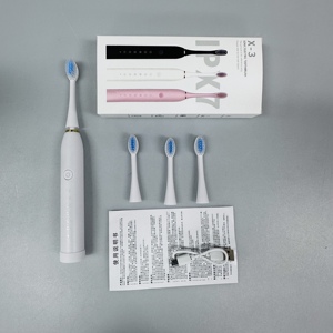 Cepillo de Dientes Eléctrico Recargable Tipo-C con LED, Resistente al Agua IPX7, Cerdas de Nailon Suaves para Blanqueamiento Dental, Diseño Portátil e Inteligente para el Hogar - Product Image 6