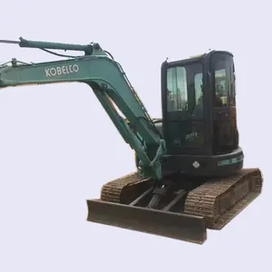 Prezzo eccezionale fornitore preferito Kobelco utilizzato escavatore 5 Ton seconda mano SK55 con motore potente ad alta potenza di scavo