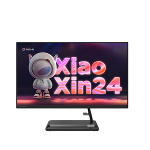 Lenovo (Lenovo)-ordenador de escritorio pequeño integrado, 23,8 pulgadas (R5 5500 u 8 g 512 g SSD Cámara win11), color negro - Product Image 2