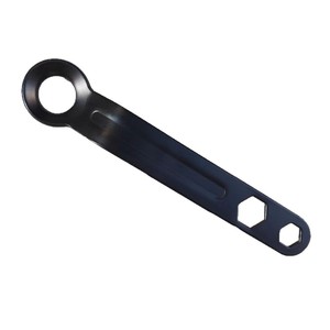 Clé pour meuleuse d'angle, douille hexagonale à extrémité unique, métrique, qualité industrielle, en acier à haute teneur en carbone, outil manuel pour le polissage et le démontage - Product Image 1