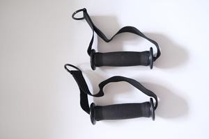 Attrezzatura Economica per <span class=keywords><strong>Pilates</strong></span> Reformer INIKO con Maniglie e Cinghie - Nylon/Plastica Nera - Product Image 4