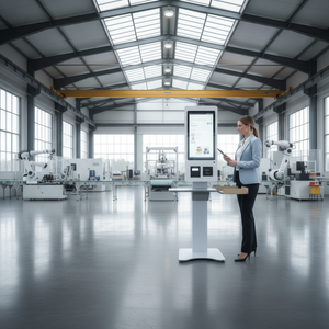 Chiosco Scanner Bagagli Aeroportuale Smart con Touch Screen Personalizzabile per Ispezione, Pesatura e Misurazione, con QR - Product Image 4