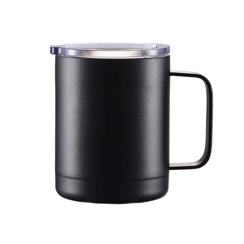 Wholesale 14 16 OZ Coffee Mug Double Wall Vacuum Insulated Stainless Steel Camping Travel Coffee Mug with Handle
