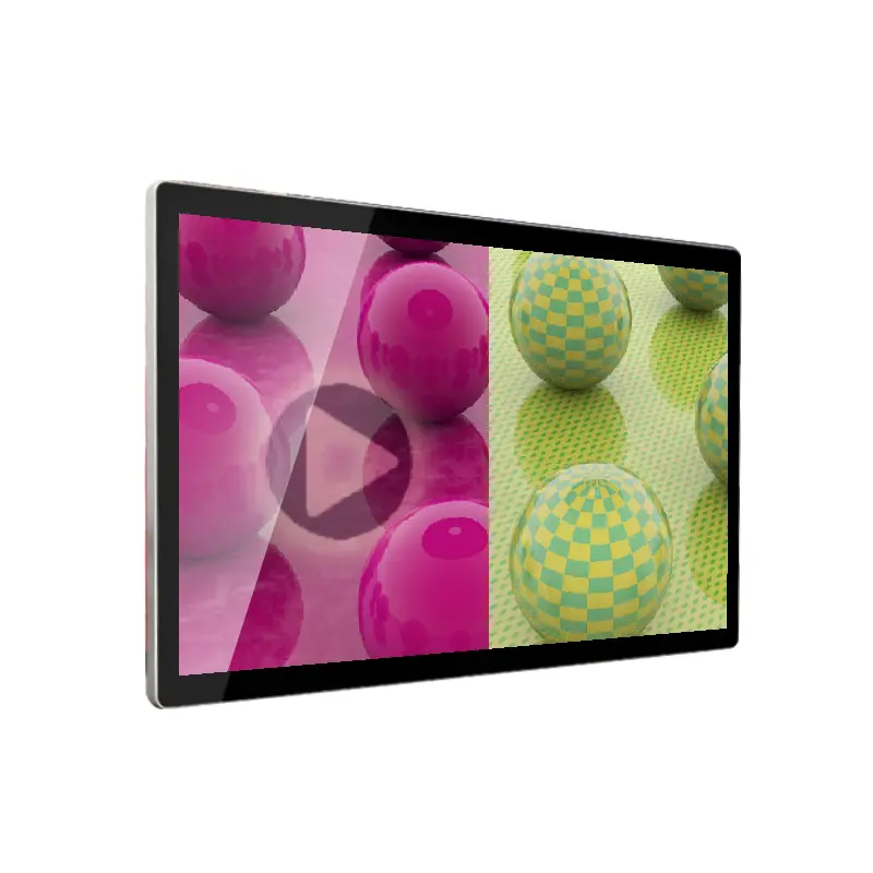 22 인치 벽 마운트 광고 플레이어 USB 모니터 Tv 디지털 간판 광고 Lcd 디스플레이 패널 화면 디스플레이