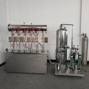 Yarı Otomatik Pnömatik İzobarik Gazlı İçecek C Dolum Makinesi <span class=keywords><strong>CO2</strong></span> Karıştırıcı ile - Product Image 4