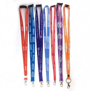 Customized Dye Sublimation <b>Polyester</b> <b>Lanyards</b> Custom Printed Brand Logo Silk Screen Printing Neck Strap <b>Lanyard</b> - Product Image 4